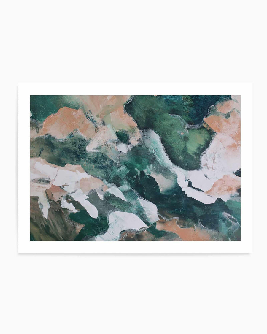 Saltwater Terrain II | Art Print from Olive et Oriel where you can shop wallpaper and artworks online