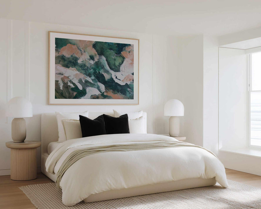 Saltwater Terrain II | Art Print from Olive et Oriel where you can shop wallpaper and artworks online