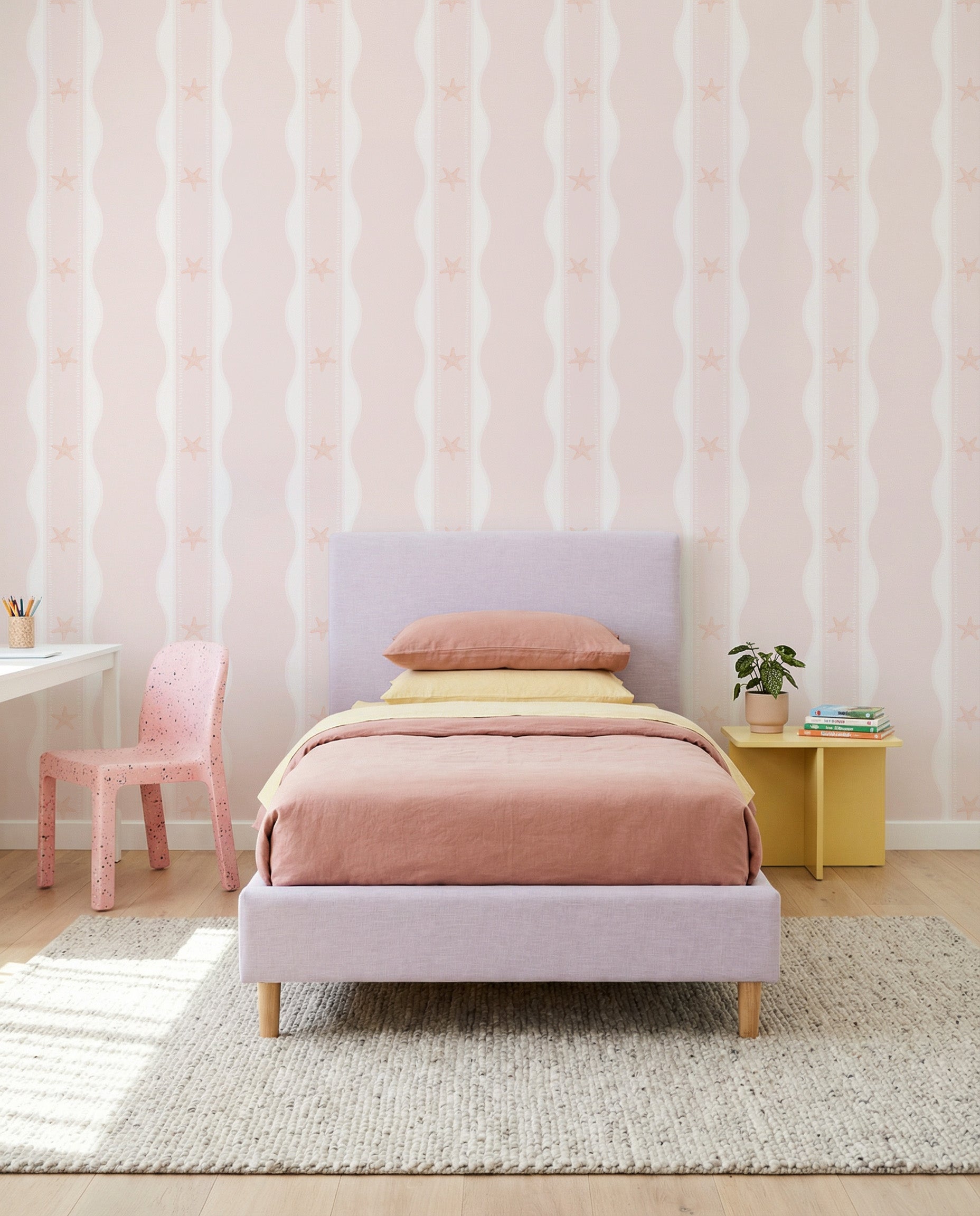 Saltwater Lullaby Wallpaper from Olive et Oriel where you can shop wallpaper and artworks online