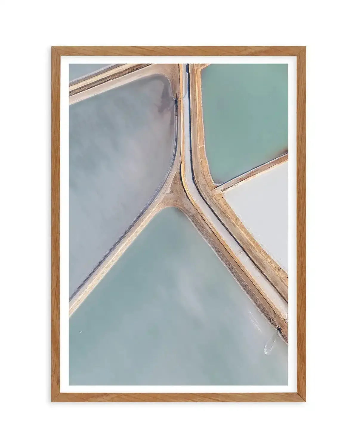 Salty Fields Art Print-PRINT-Olive et Oriel-Olive et Oriel-50x70 cm | 19.6" x 27.5"-Walnut-With White Border-Buy-Australian-Art-Prints-Online-with-Olive-et-Oriel-Your-Artwork-Specialists-Austrailia-Decorate-With-Coastal-Photo-Wall-Art-Prints-From-Our-Beach-House-Artwork-Collection-Fine-Poster-and-Framed-Artwork