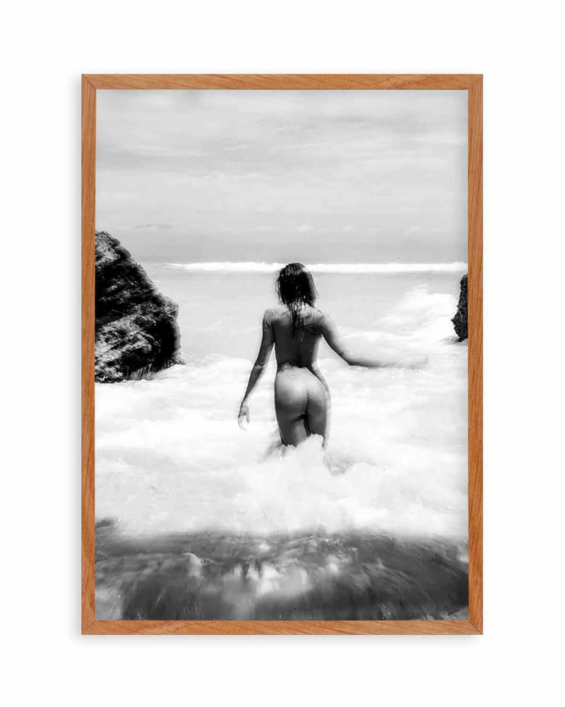 Salty Swims by Mario Stefanelli Art Print
