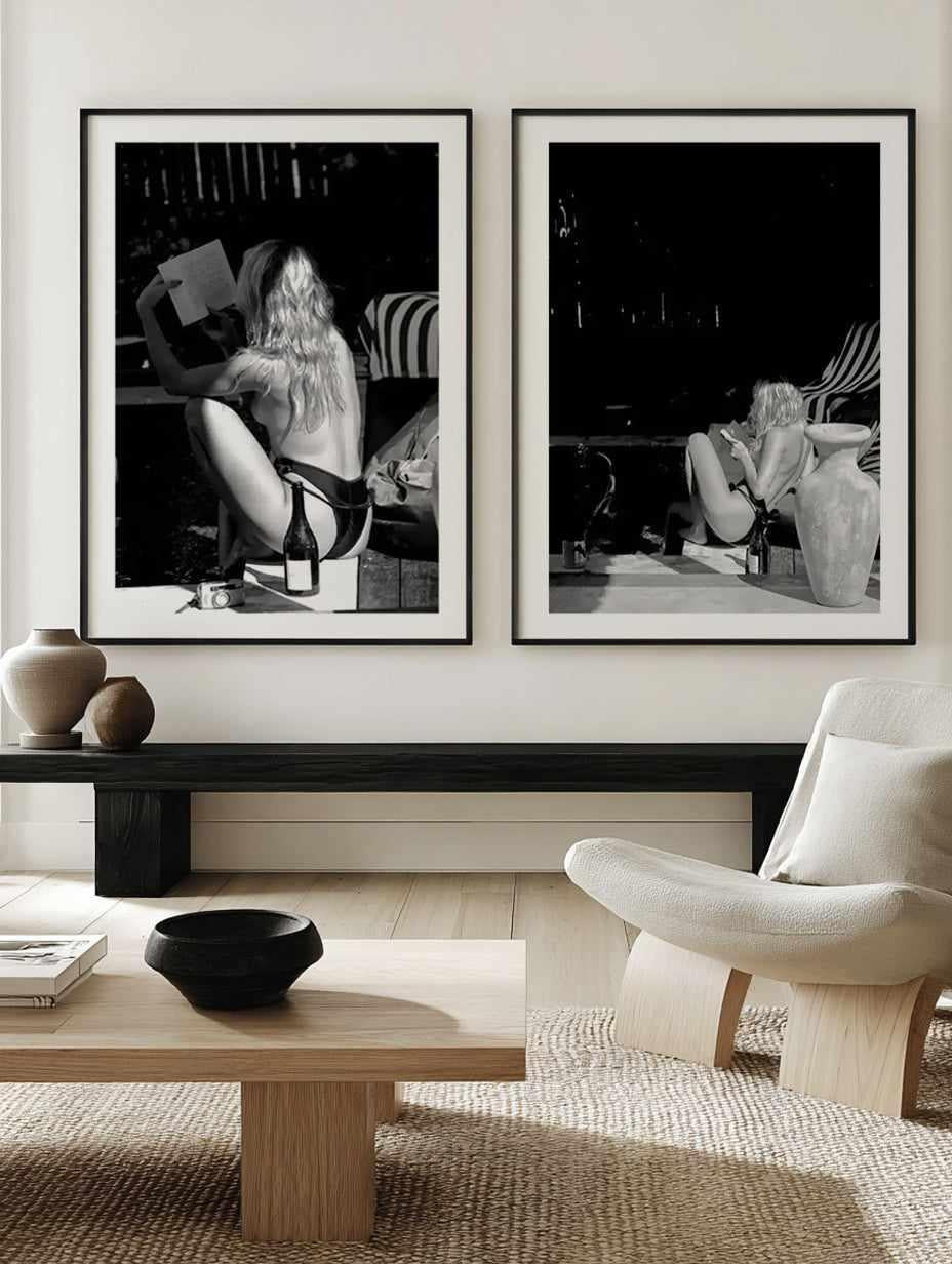 Salty Bubbles I & II by Mario Stefanelli Art Print Set of 2 | Matching Wall Art