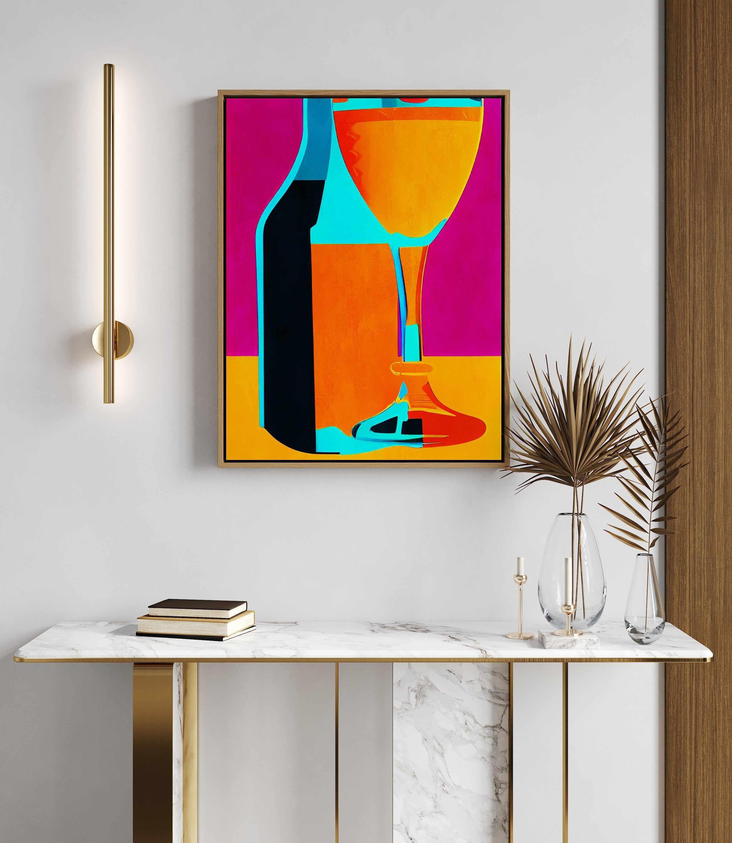 Salut Weekend By Bo Anderson | Framed Canvas Art Print