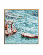 Salvataggio, Capri | Framed Canvas Art Print