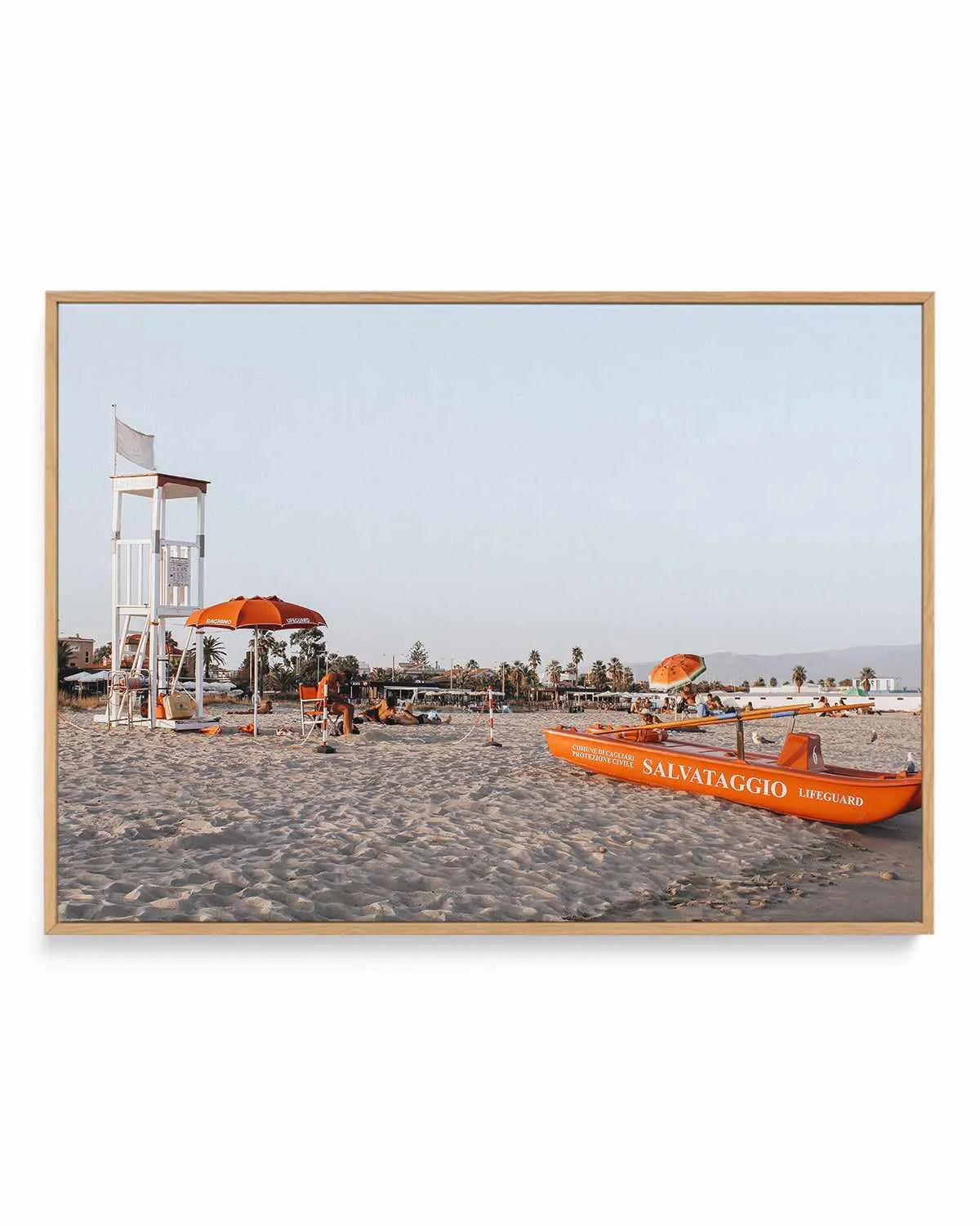 Salvataggio by Chloe Frost-Smith | Framed Canvas Art Print from Olive et Oriel where you can shop wallpaper and artworks online