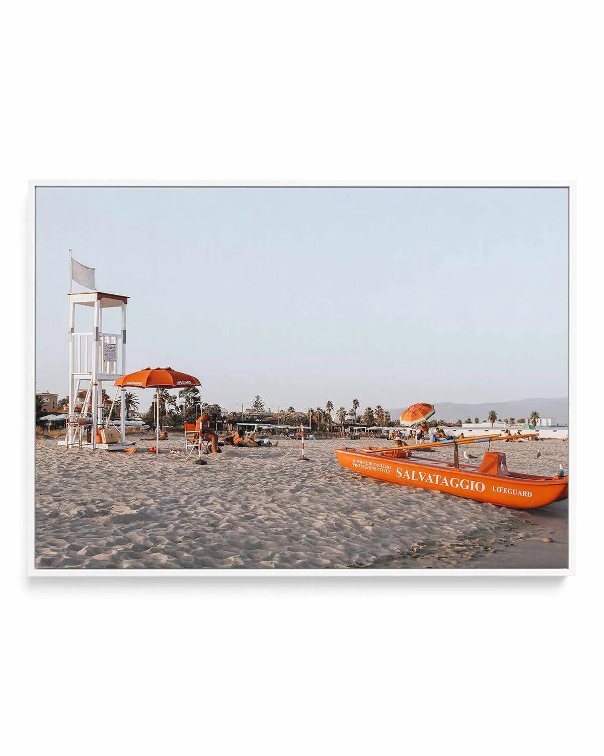 Salvataggio by Chloe Frost-Smith | Framed Canvas Art Print from Olive et Oriel where you can shop wallpaper and artworks online