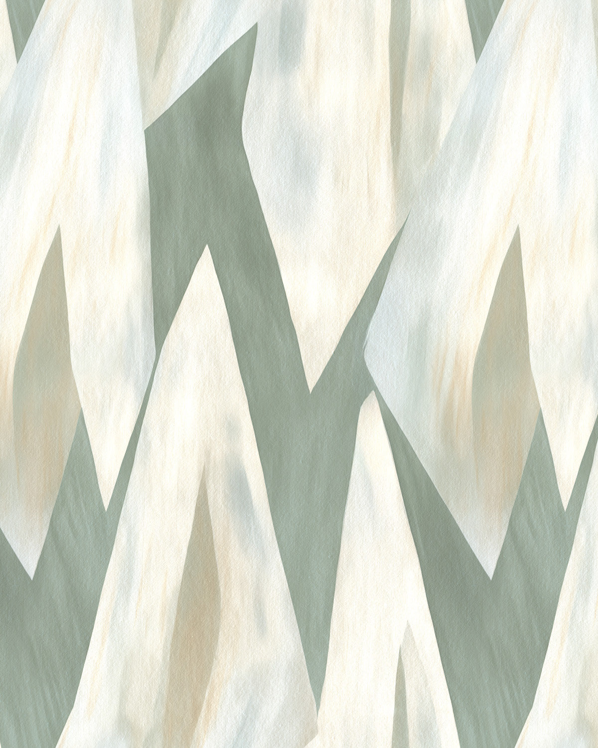 Salzburg Abstract in Sage Green Commercial Vinyl Wallpaper