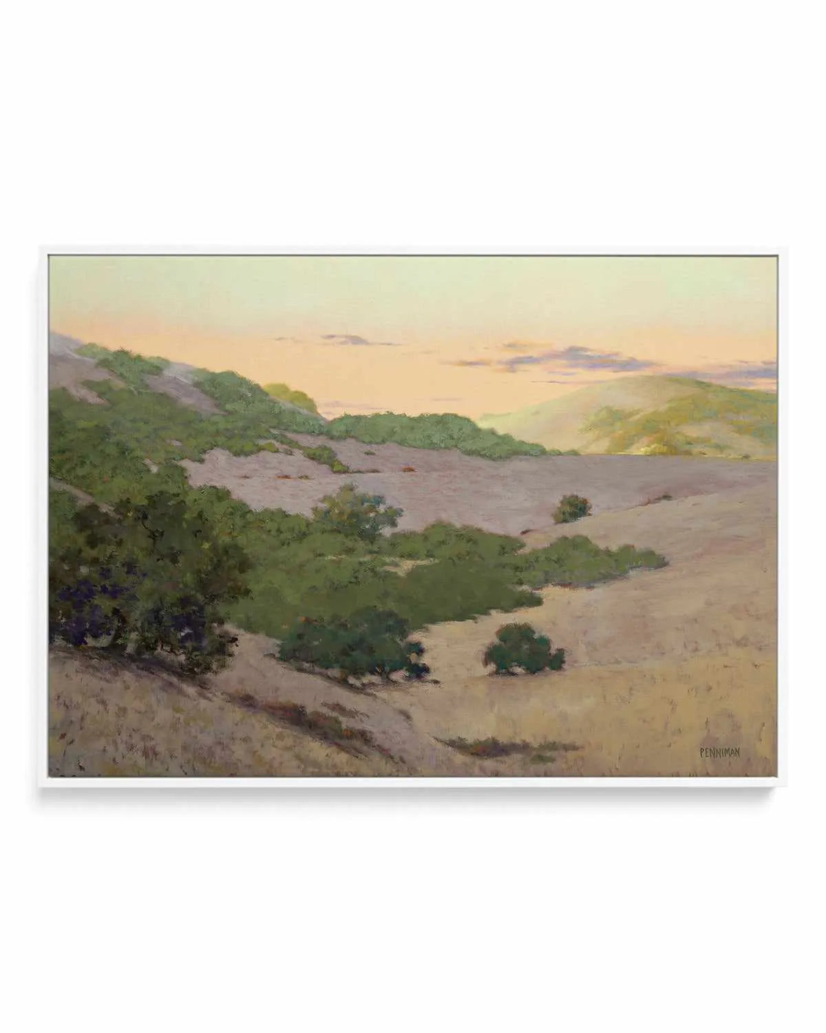 San Juan Bautista Hills by Ed Penniman | Framed Canvas Art Print from Olive et Oriel where you can shop wallpaper and artworks online