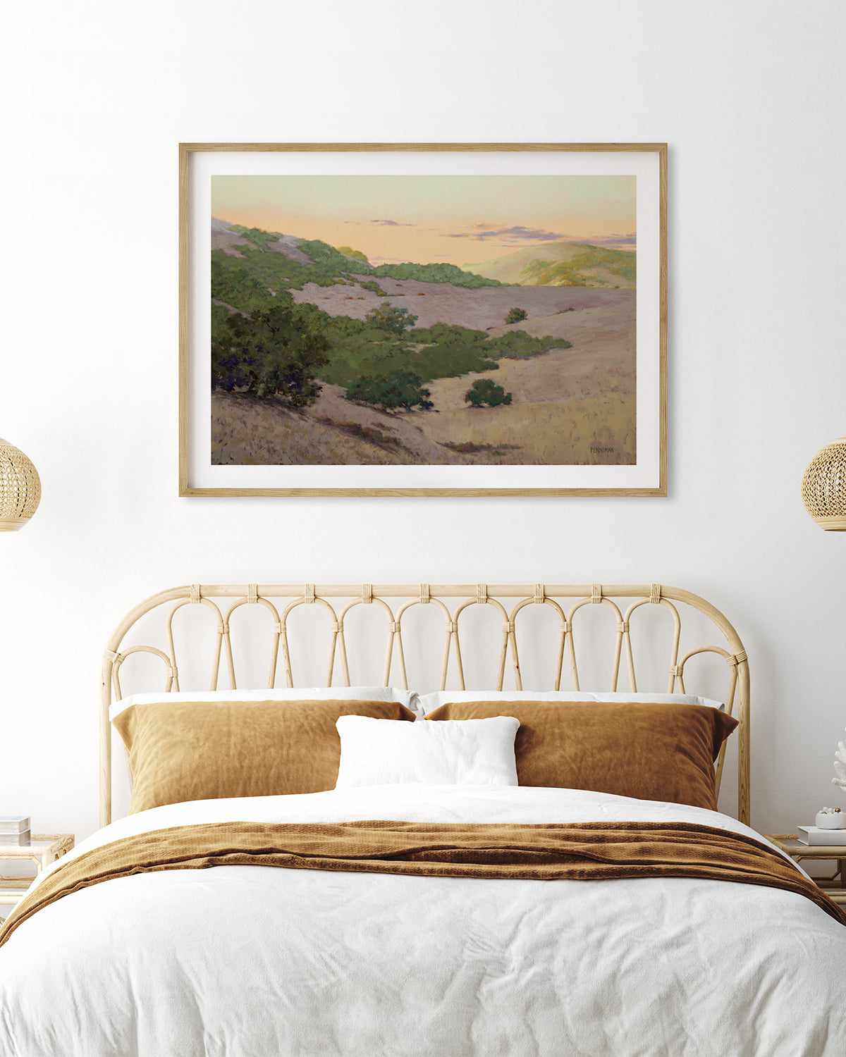 San Juan Bautista Hills by Ed Penniman Art Print