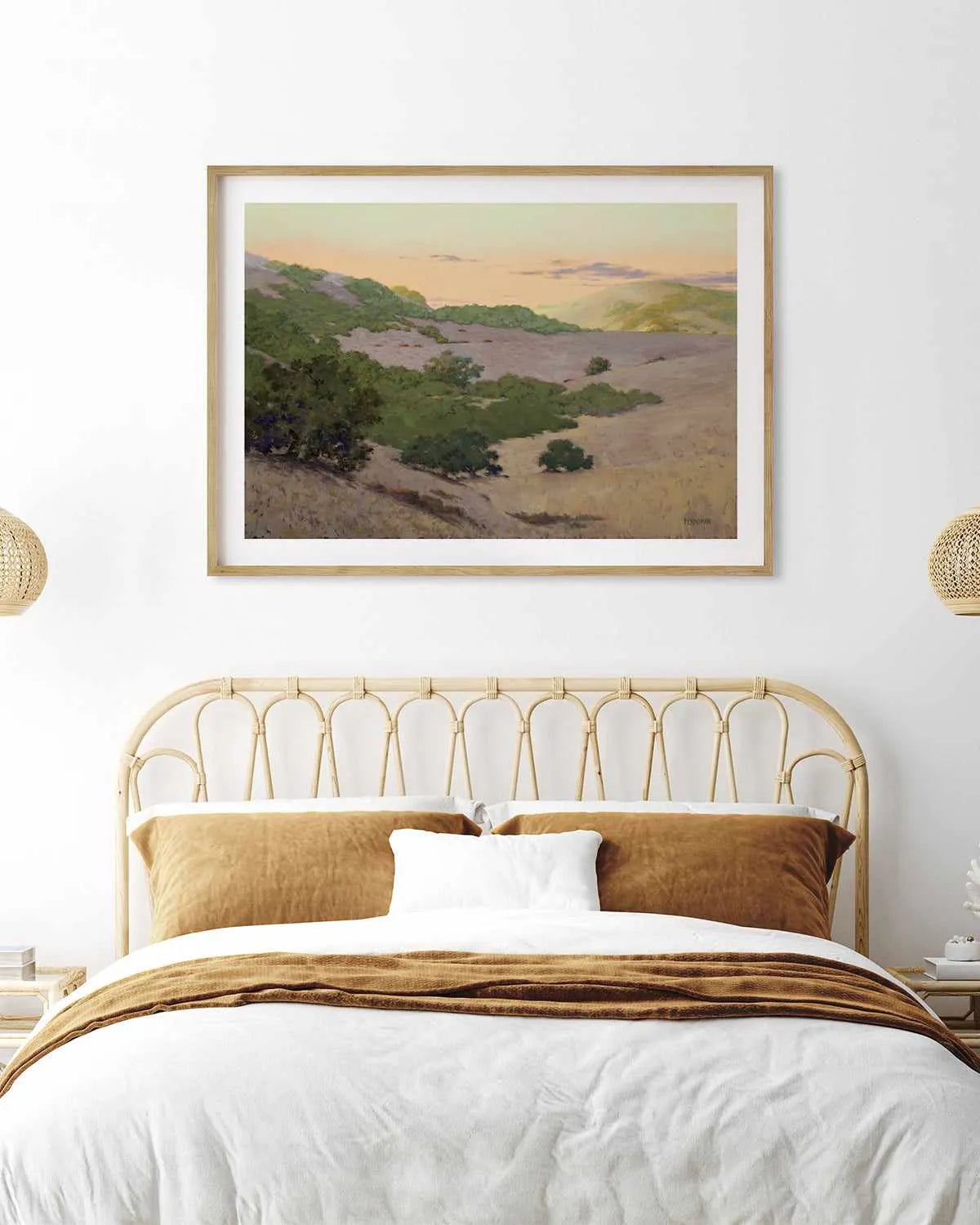 San Juan Bautista Hills by Ed Penniman Art Print from Olive et Oriel where you can shop wallpaper and artworks online
