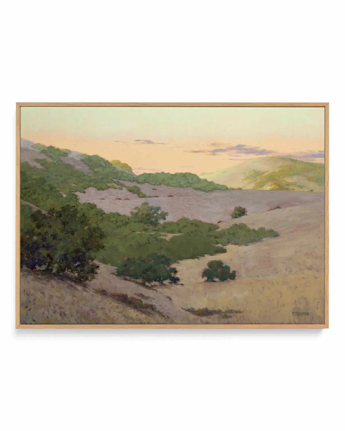 San Juan Bautista Hills by Ed Penniman | Framed Canvas Art Print from Olive et Oriel where you can shop wallpaper and artworks online