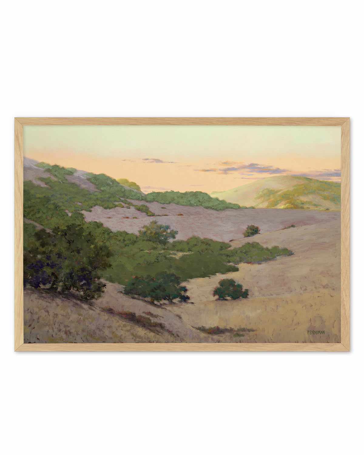 San Juan Bautista Hills by Ed Penniman Art Print