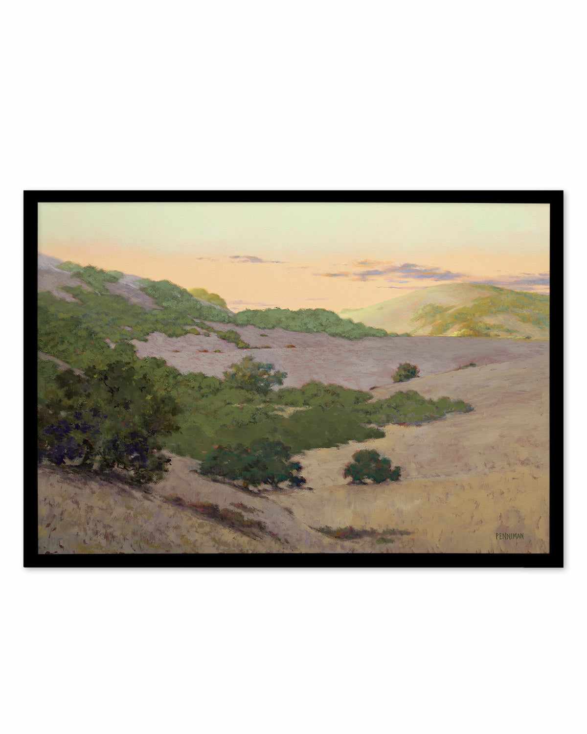 San Juan Bautista Hills by Ed Penniman Art Print