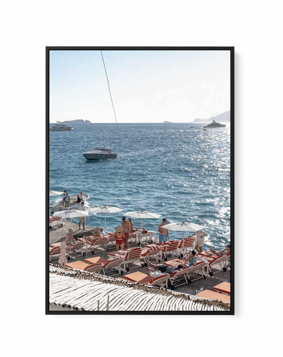 San Pietro Social by Teigan Geercke | Framed Canvas Art Print from Olive et Oriel where you can shop wallpaper and artworks online