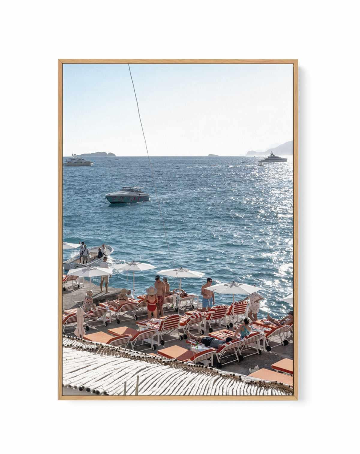San Pietro Social by Teigan Geercke | Framed Canvas Art Print from Olive et Oriel where you can shop wallpaper and artworks online