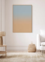 Sand and Sea - The Faded Collection | Framed Canvas Art Print