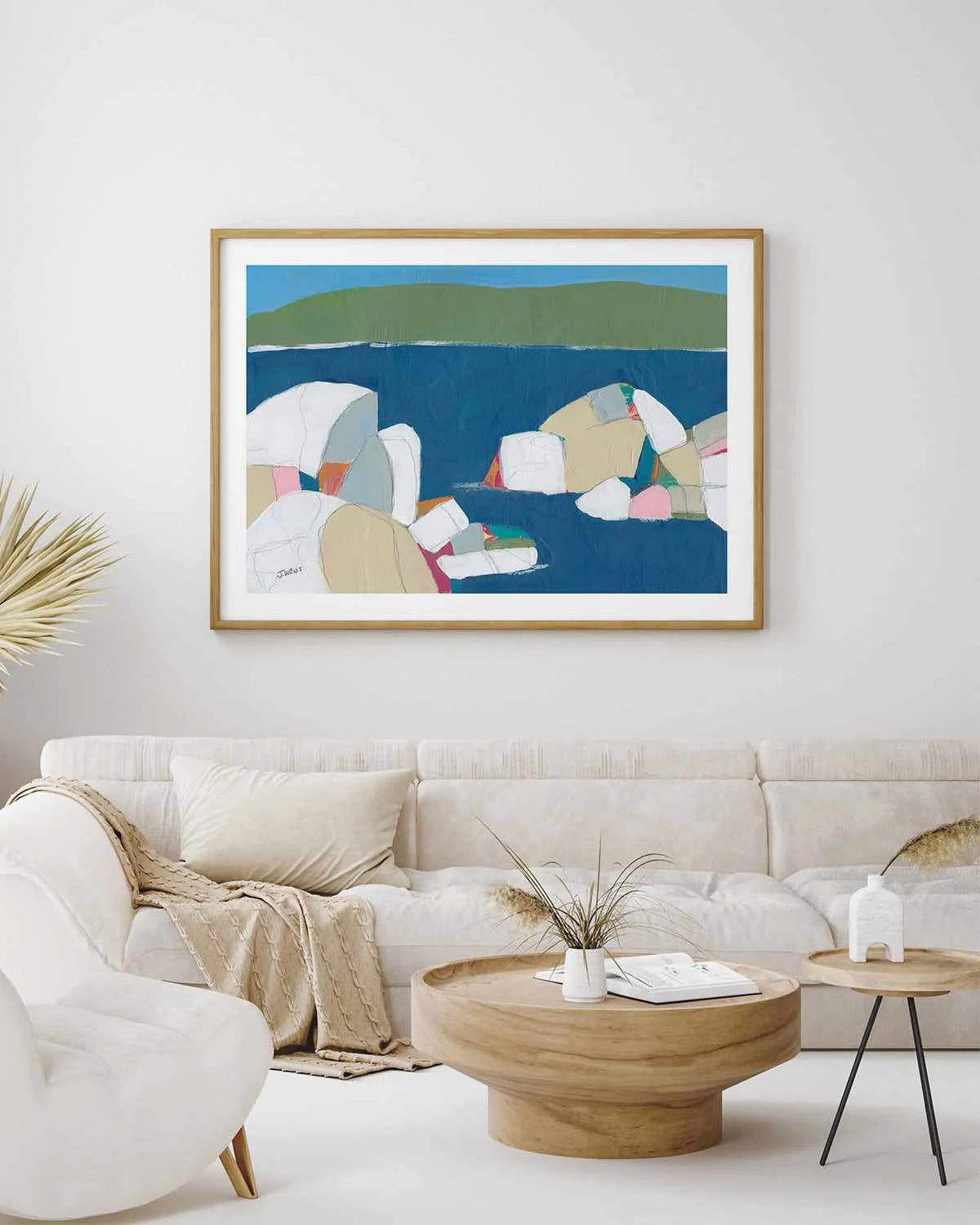 Sand Harbor I by Jan Weiss Art Print from Olive et Oriel where you can shop wallpaper and artworks online