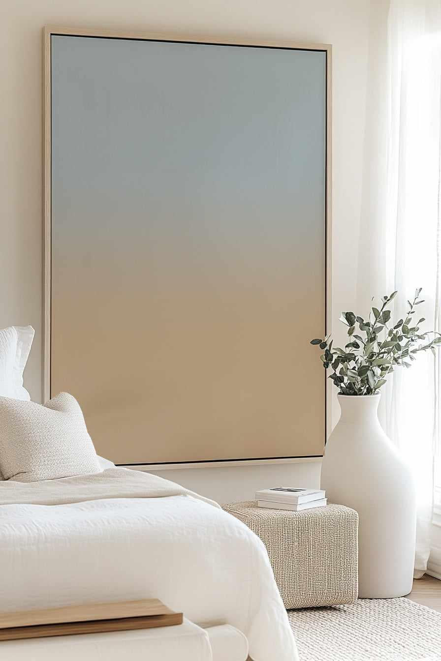 Sand and Sea - The Faded Collection | Framed Canvas Art Print from Olive et Oriel where you can shop wallpaper and artworks online