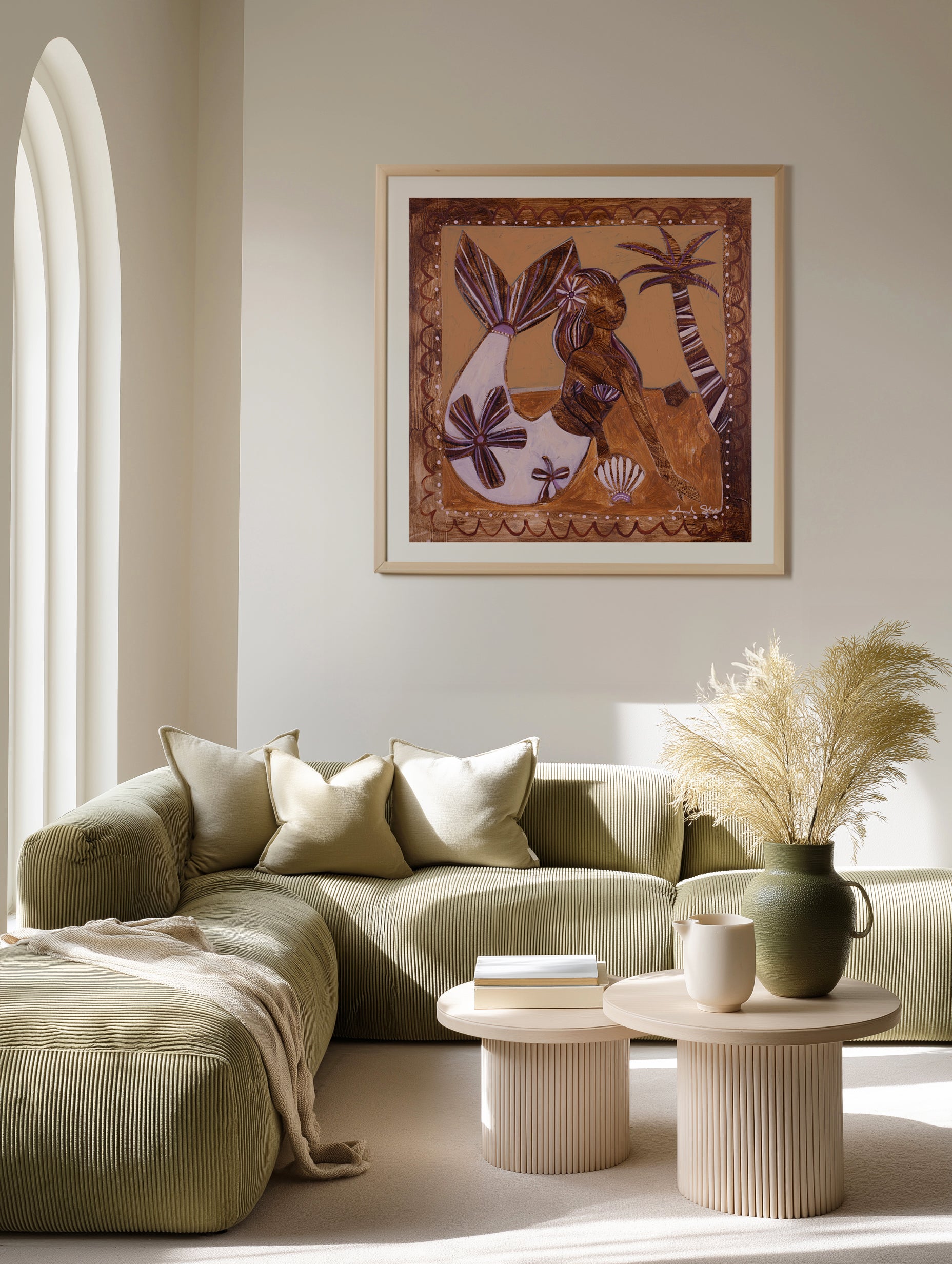 Sand and Sea by Amanda Skye | Art Print