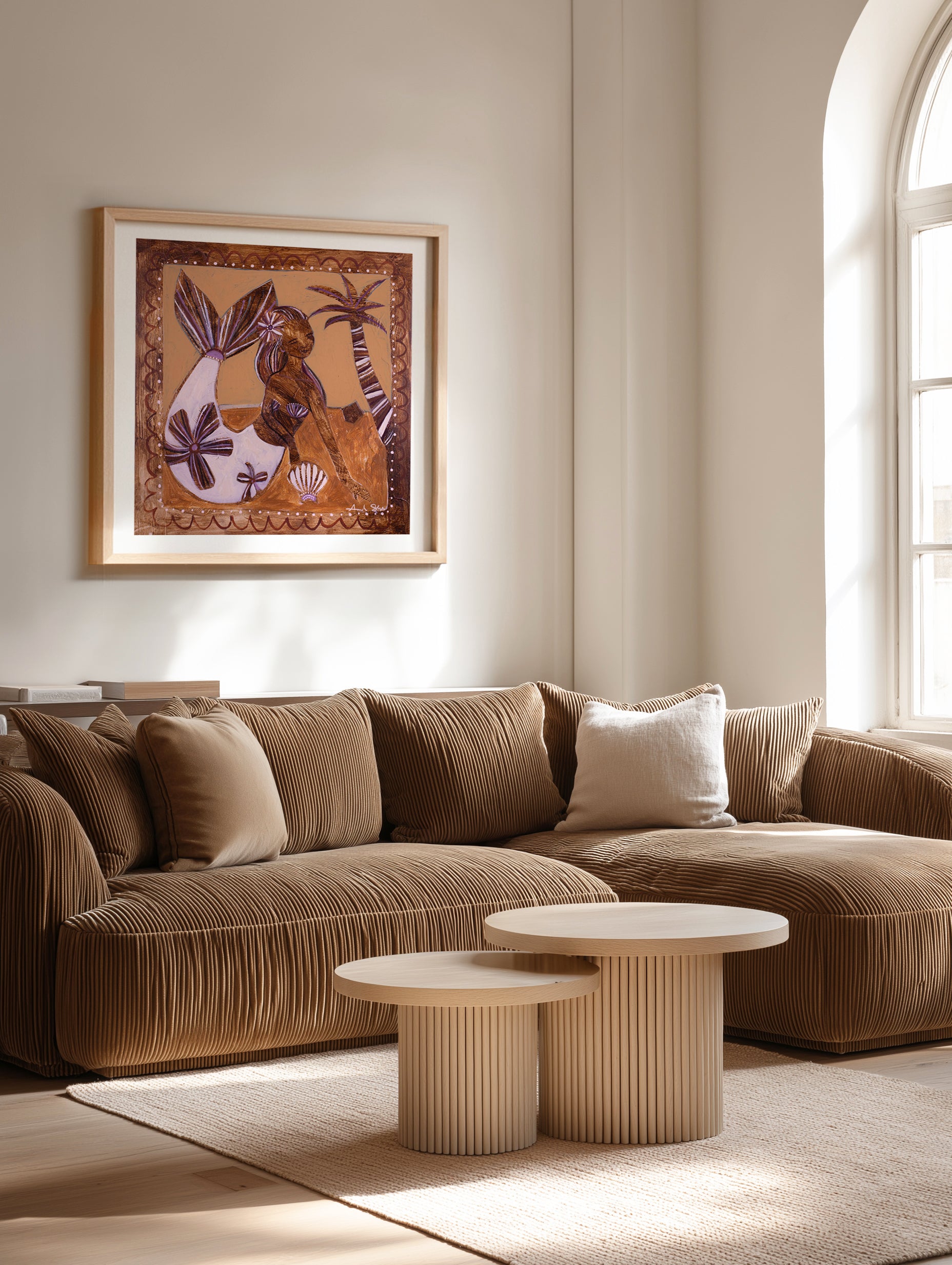 Sand and Sea by Amanda Skye | Art Print