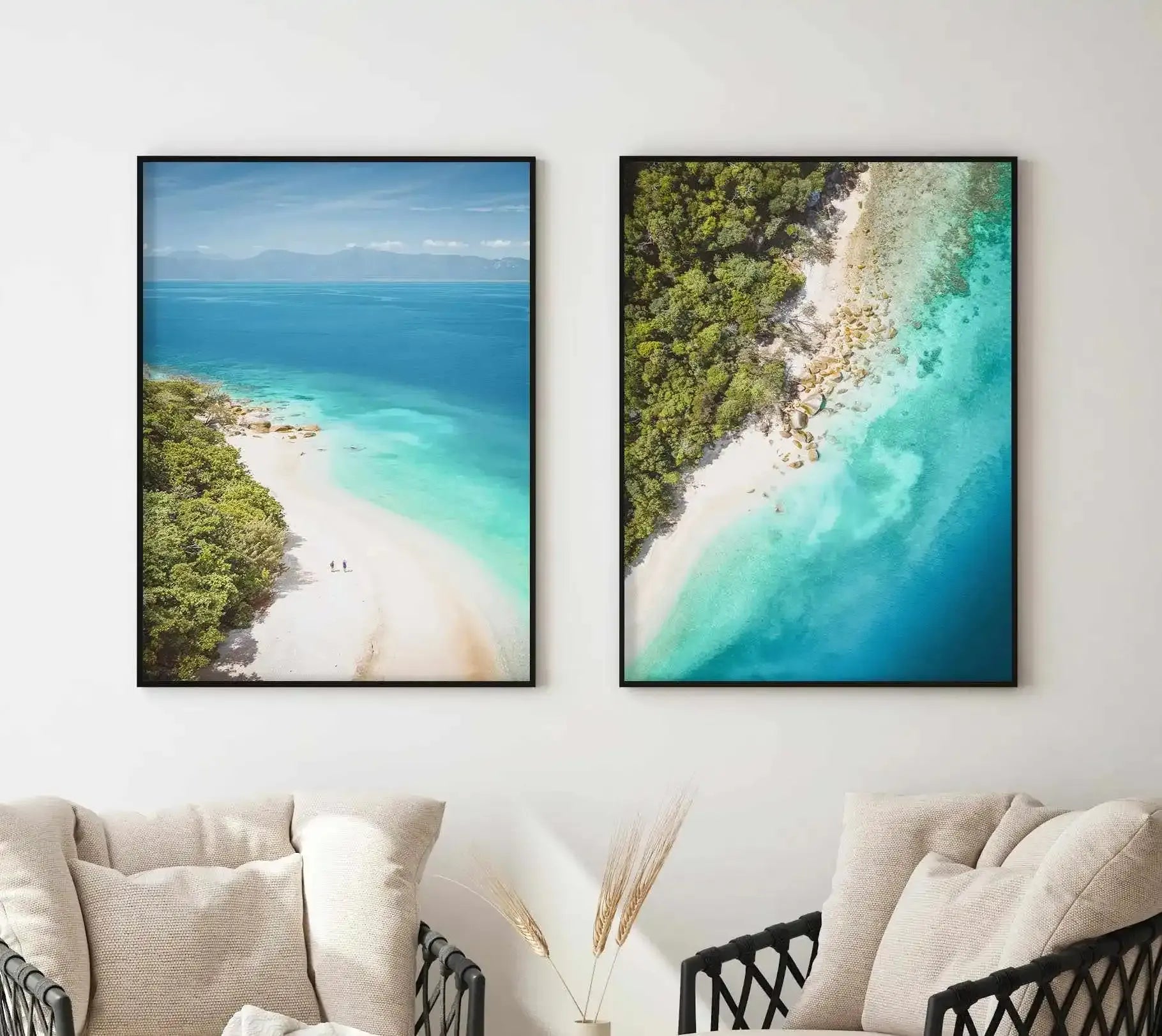 Sand to Sea, Fitzroy Island Art Print-PRINT-Olive et Oriel-Olive et Oriel-Buy-Australian-Art-Prints-Online-with-Olive-et-Oriel-Your-Artwork-Specialists-Austrailia-Decorate-With-Coastal-Photo-Wall-Art-Prints-From-Our-Beach-House-Artwork-Collection-Fine-Poster-and-Framed-Artwork
