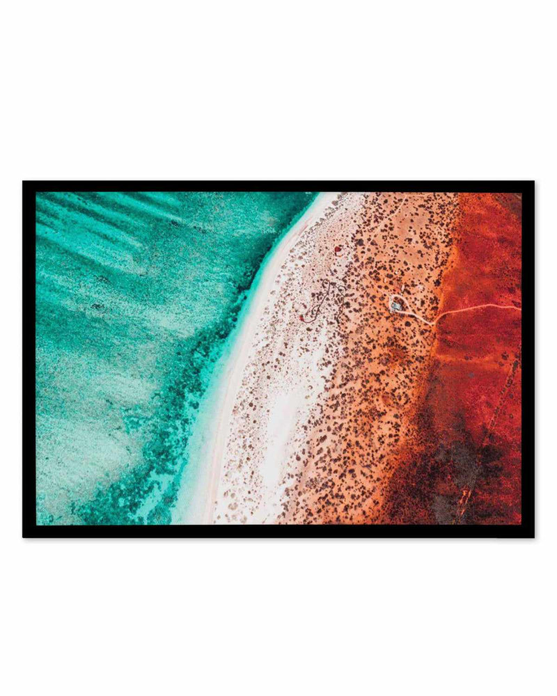 SHOP Sand to Sea, WA | LS Aerial Art Print Framed in Australia – Olive ...