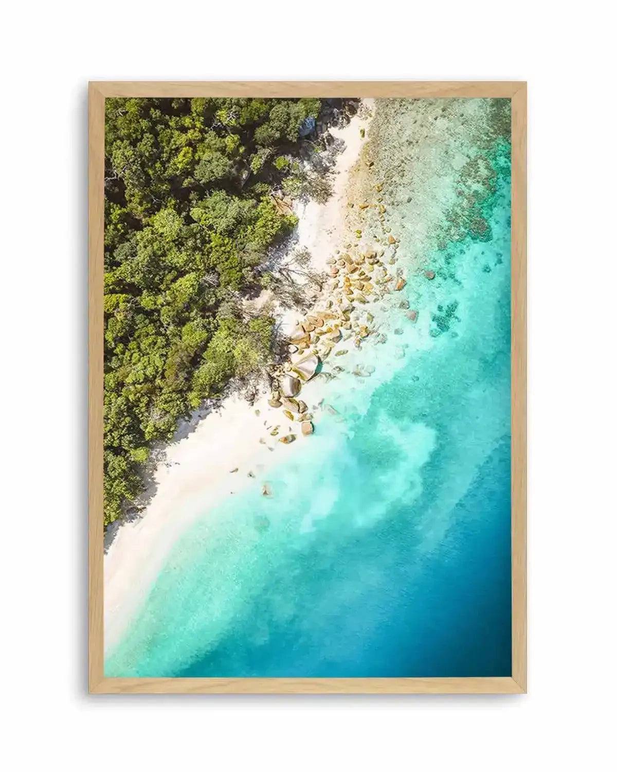 Sand to Sea, Fitzroy Island Art Print from Olive et Oriel where you can shop wallpaper and artworks online