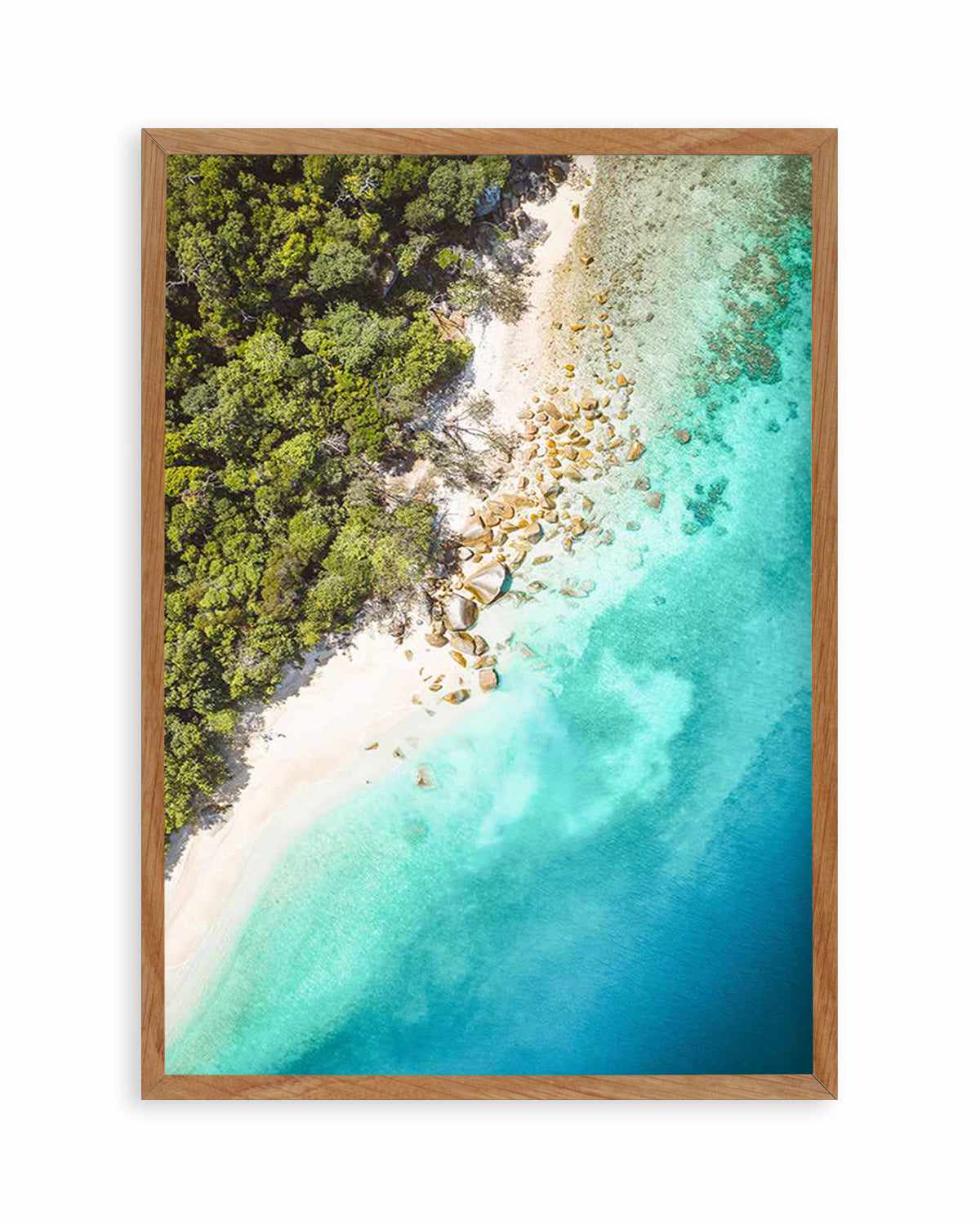 Sand to Sea, Fitzroy Island Art Print