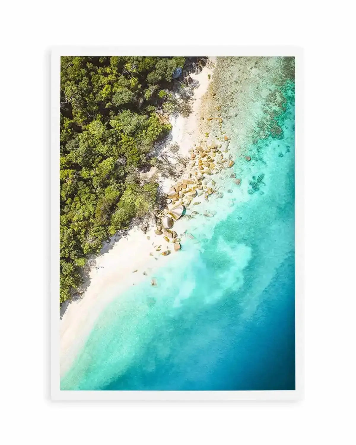 Sand to Sea, Fitzroy Island Art Print from Olive et Oriel where you can shop wallpaper and artworks online