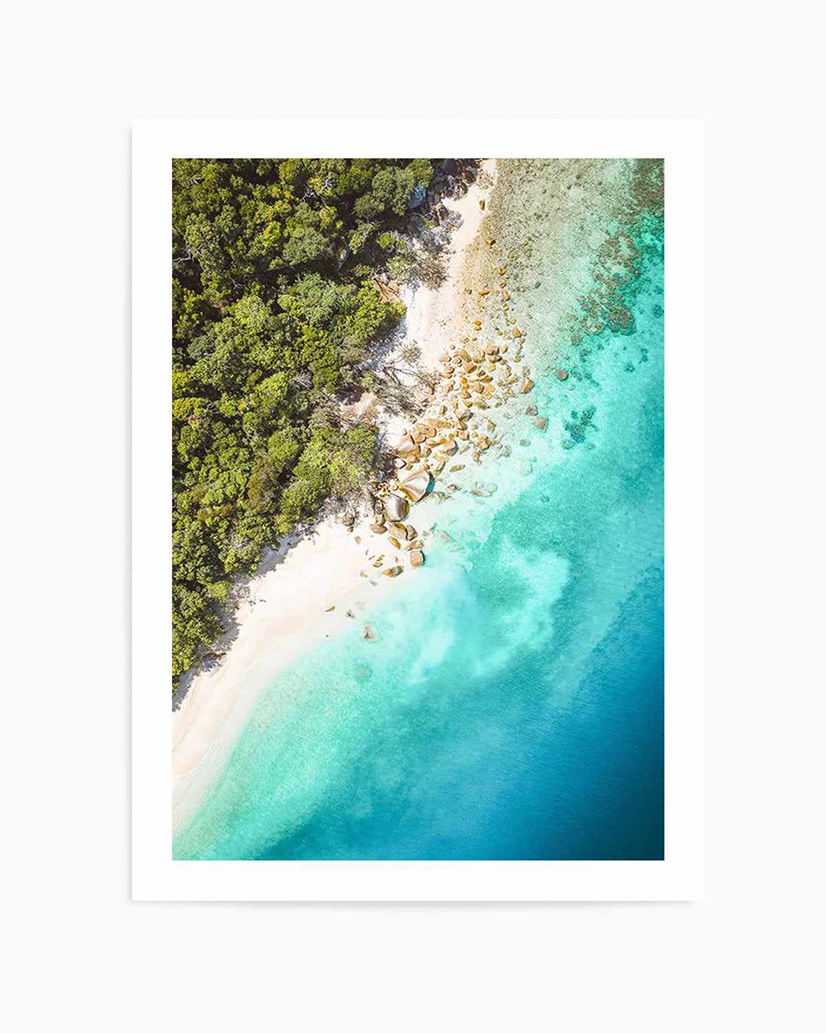 Sand to Sea, Fitzroy Island Art Print