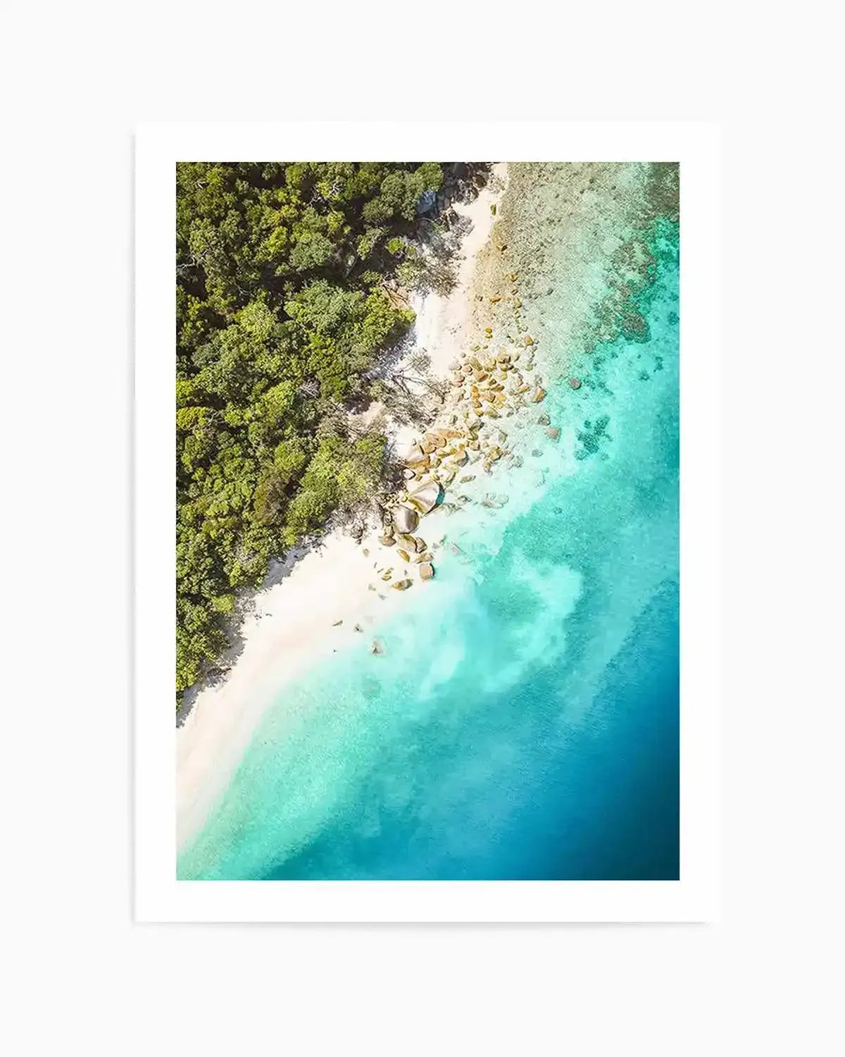 Sand to Sea, Fitzroy Island Art Print from Olive et Oriel where you can shop wallpaper and artworks online