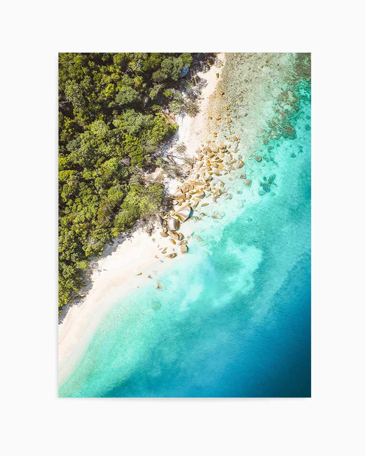 Sand to Sea, Fitzroy Island Art Print