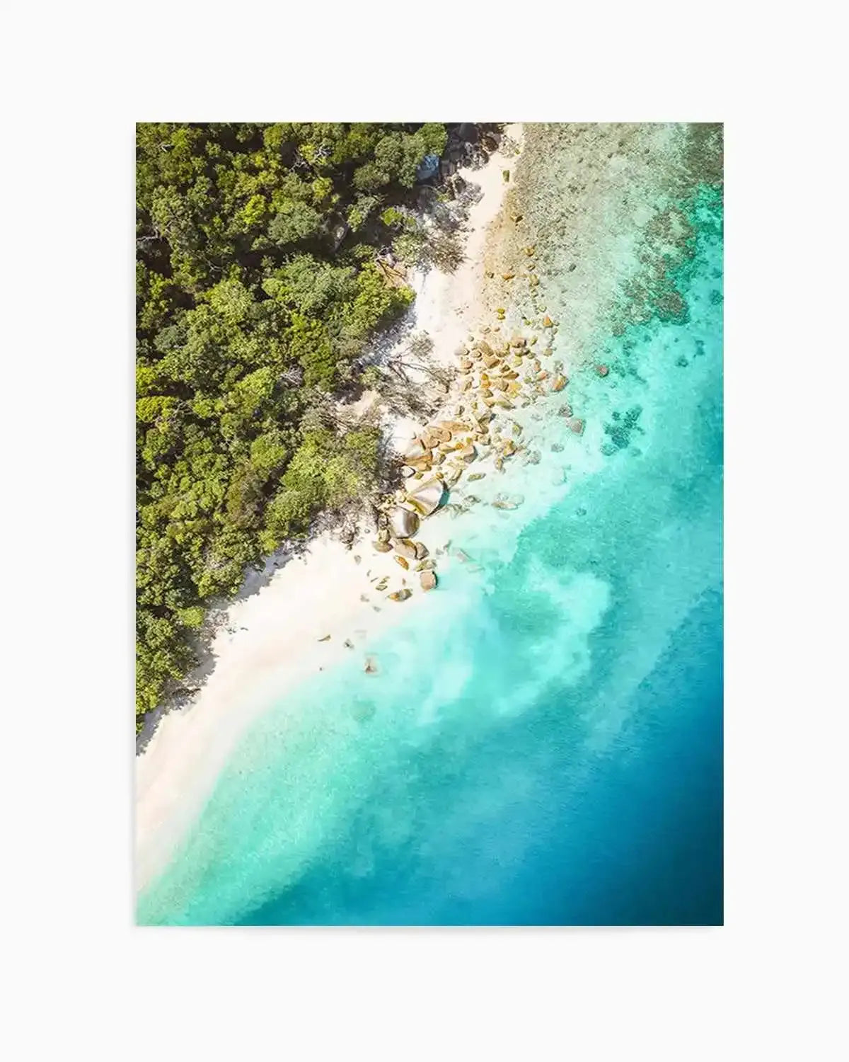 Sand to Sea, Fitzroy Island Art Print from Olive et Oriel where you can shop wallpaper and artworks online
