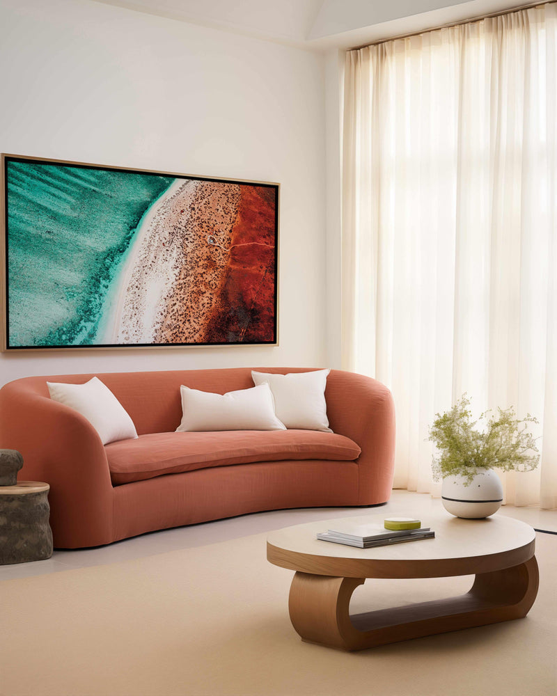 Sand to Sea WA | Panoramic Canvas Art Print from Olive et Oriel where you can shop wallpaper and artworks online