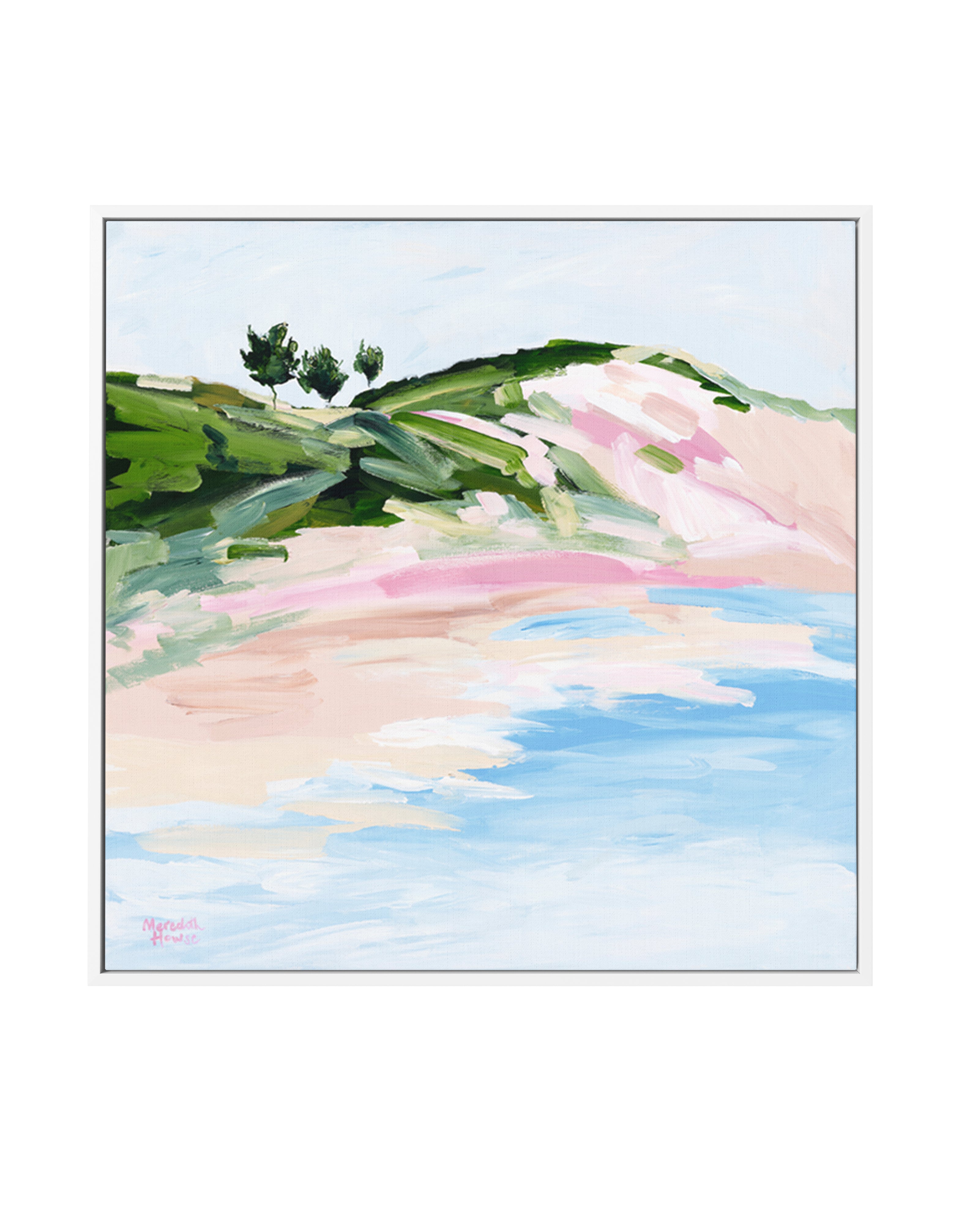 Sandy Bay by Meredith Howse | Framed Canvas Art Print