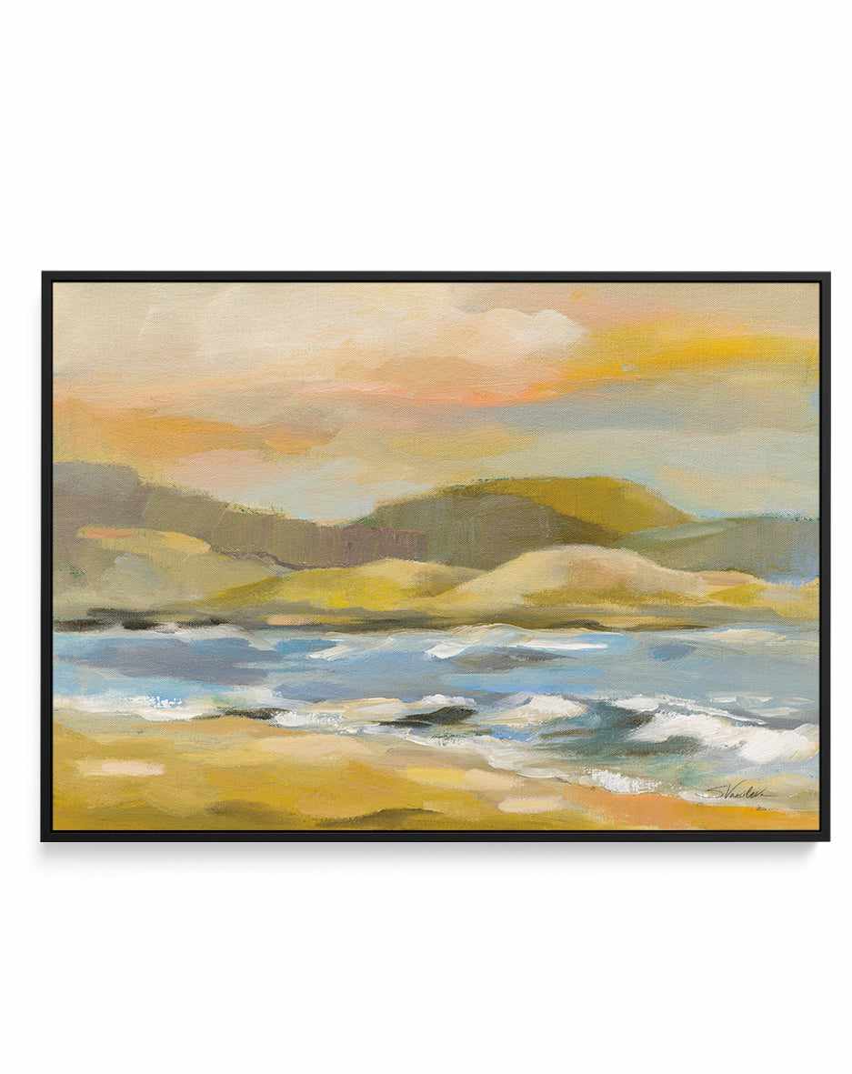 Sandy Beach | Framed Canvas Art Print from Olive et Oriel where you can shop wallpaper and artworks online
