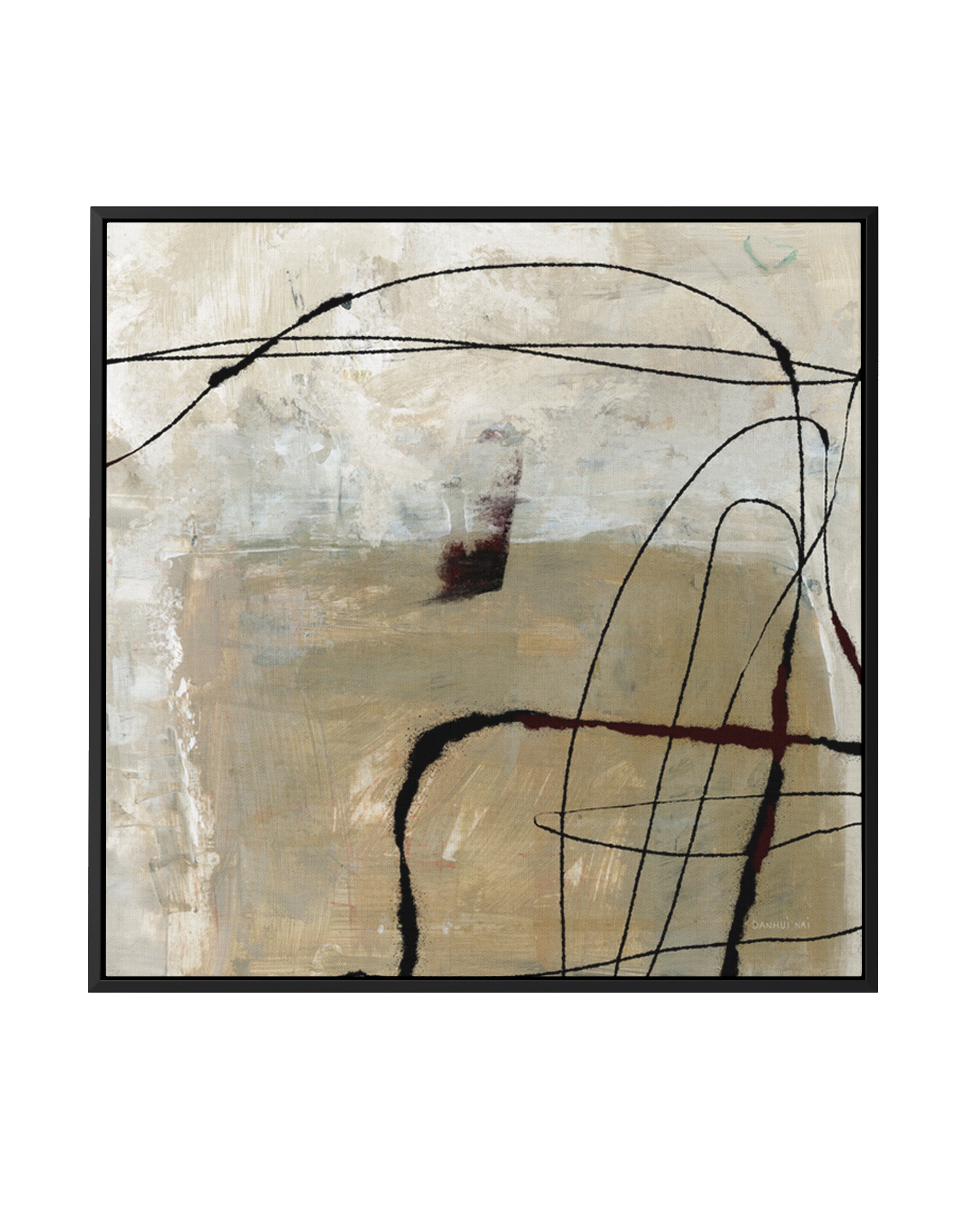 Sandy Shores | Framed Canvas Art Print