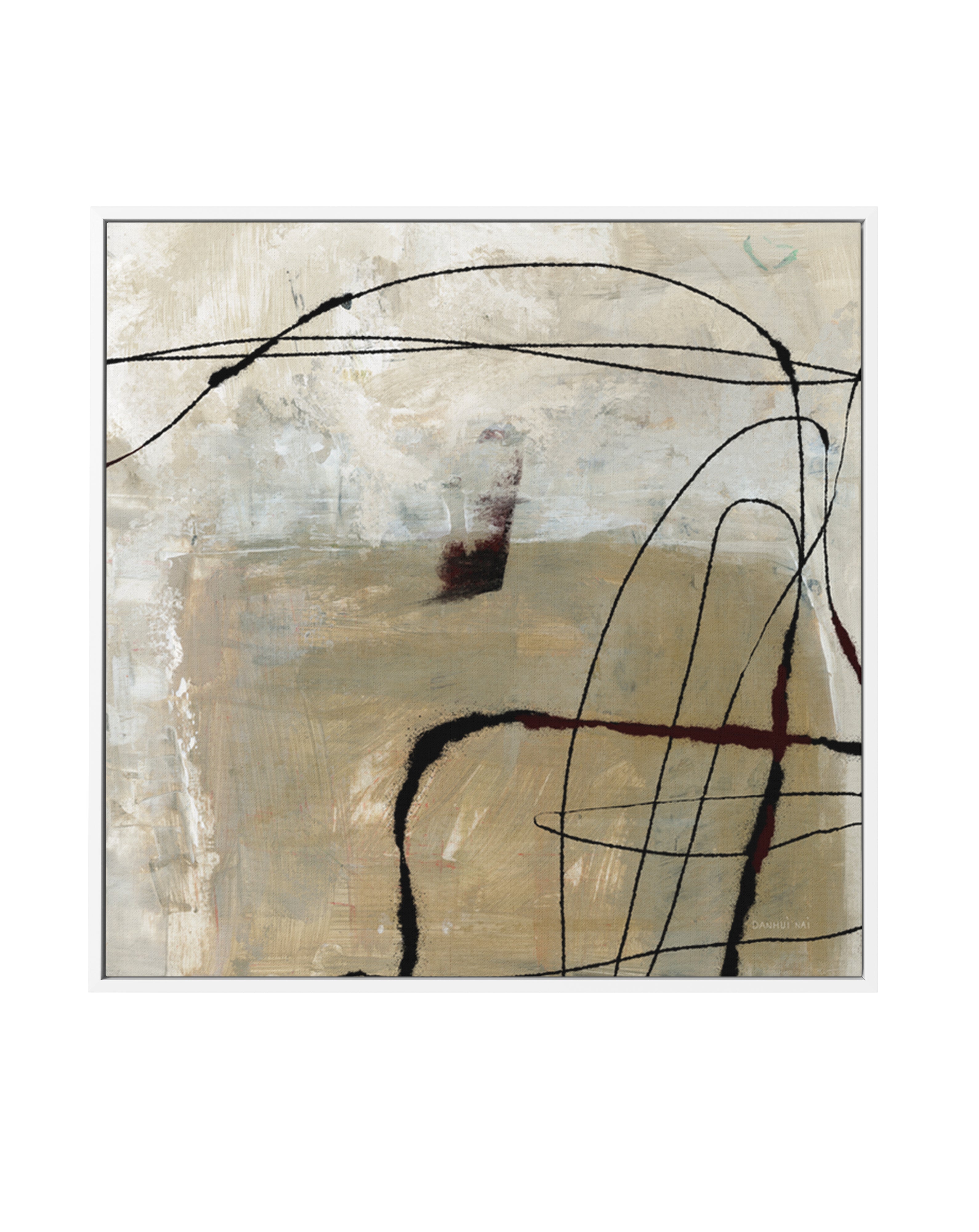 Sandy Shores | Framed Canvas Art Print