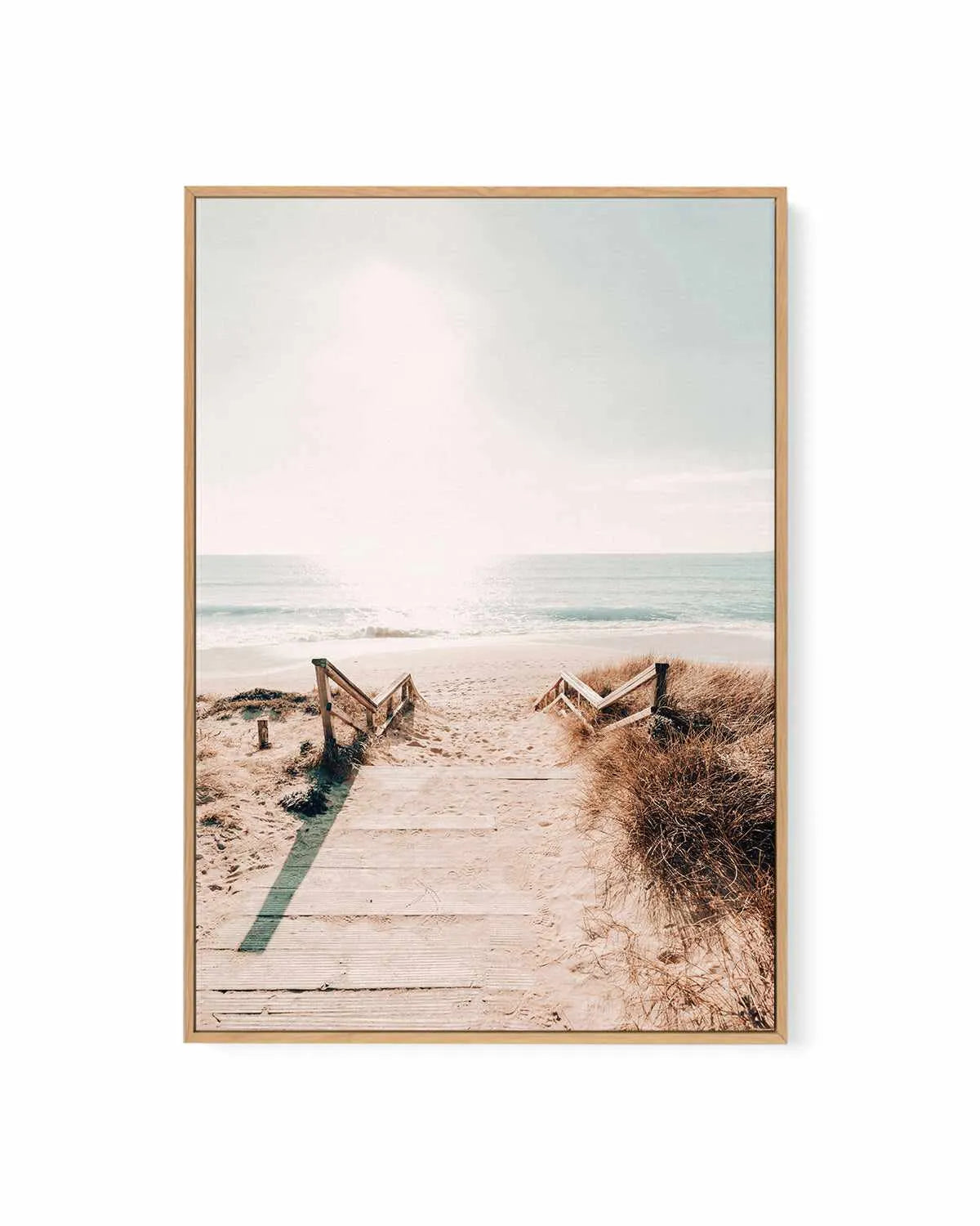Sandy Stairs | Framed Canvas Art Print from Olive et Oriel where you can shop wallpaper and artworks online