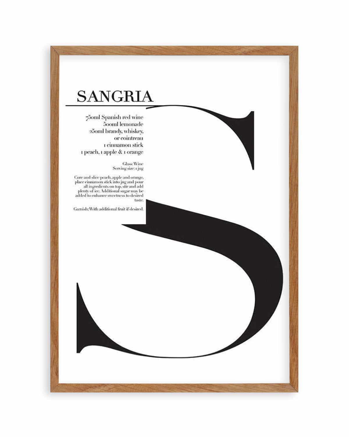 Sangria Art Print