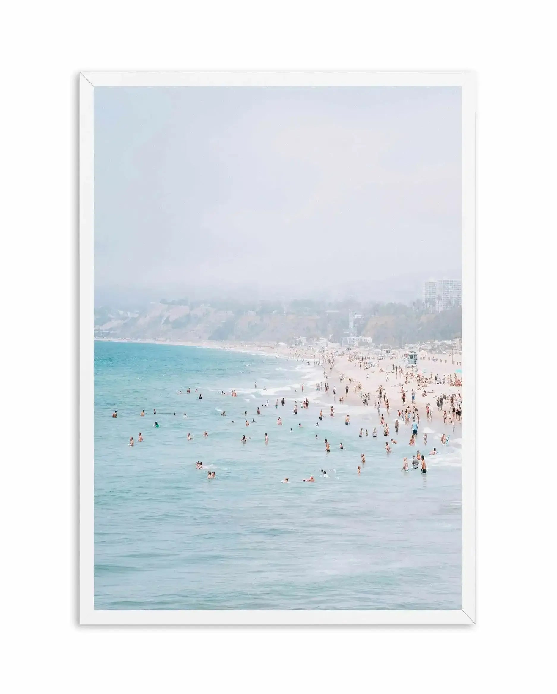 Santa Monica Beach | PT Art Print-PRINT-Olive et Oriel-Olive et Oriel-A4 | 8.3" x 11.7" | 21 x 29.7cm-White-With White Border-Buy-Australian-Art-Prints-Online-with-Olive-et-Oriel-Your-Artwork-Specialists-Austrailia-Decorate-With-Coastal-Photo-Wall-Art-Prints-From-Our-Beach-House-Artwork-Collection-Fine-Poster-and-Framed-Artwork