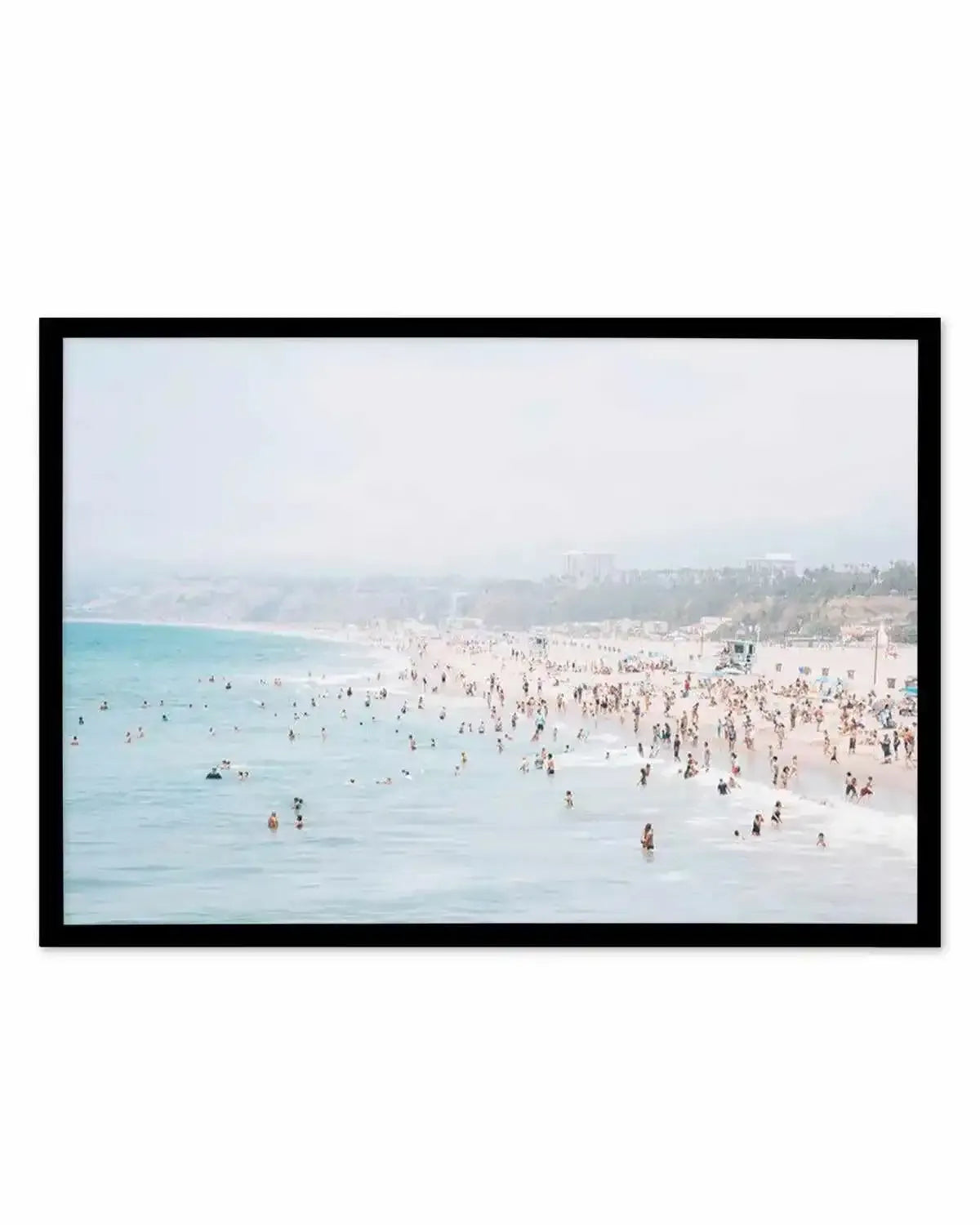 Santa Monica Beach | LS Art Print from Olive et Oriel where you can shop wallpaper and artworks online