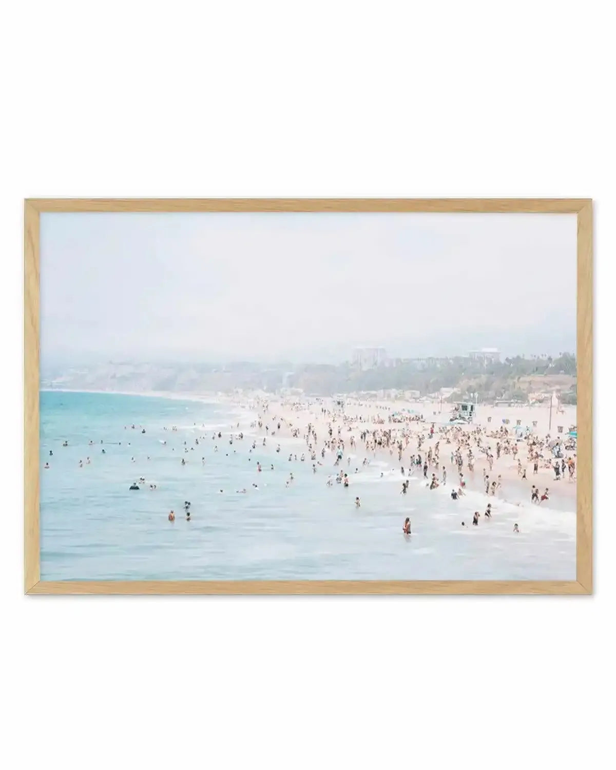 Santa Monica Beach | LS Art Print from Olive et Oriel where you can shop wallpaper and artworks online