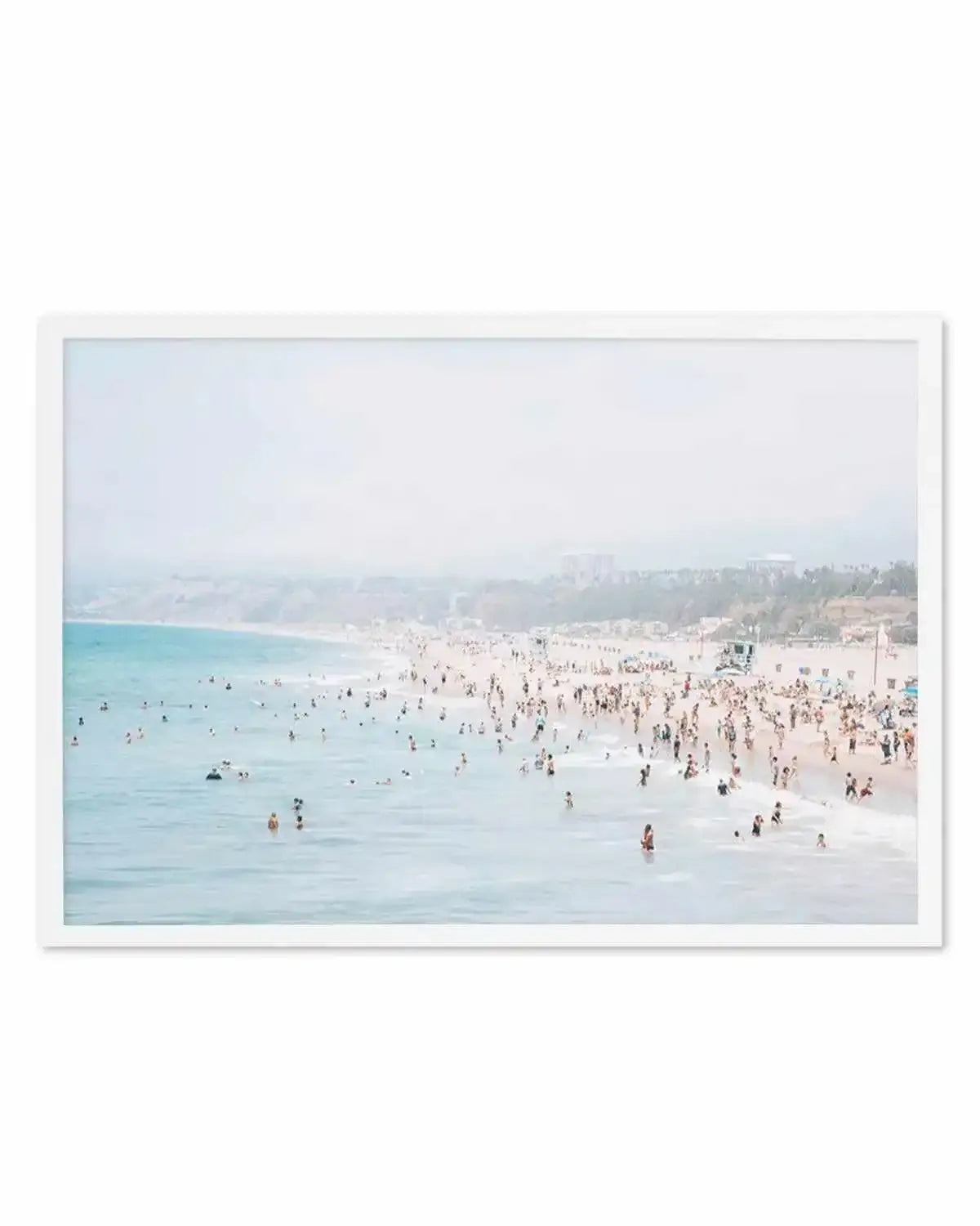 Santa Monica Beach | LS Art Print from Olive et Oriel where you can shop wallpaper and artworks online