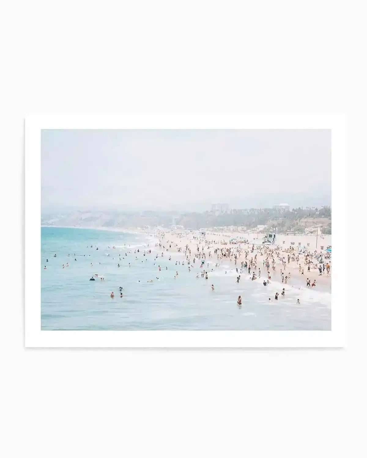 Santa Monica Beach | LS Art Print from Olive et Oriel where you can shop wallpaper and artworks online