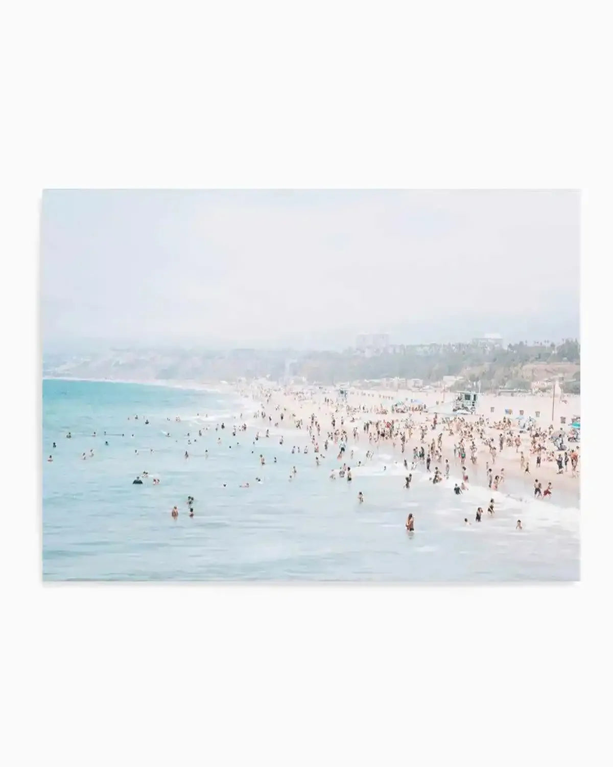 Santa Monica Beach | LS Art Print from Olive et Oriel where you can shop wallpaper and artworks online
