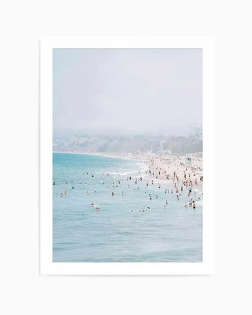 Santa Monica Beach | PT Art Print from Olive et Oriel where you can shop wallpaper and artworks online