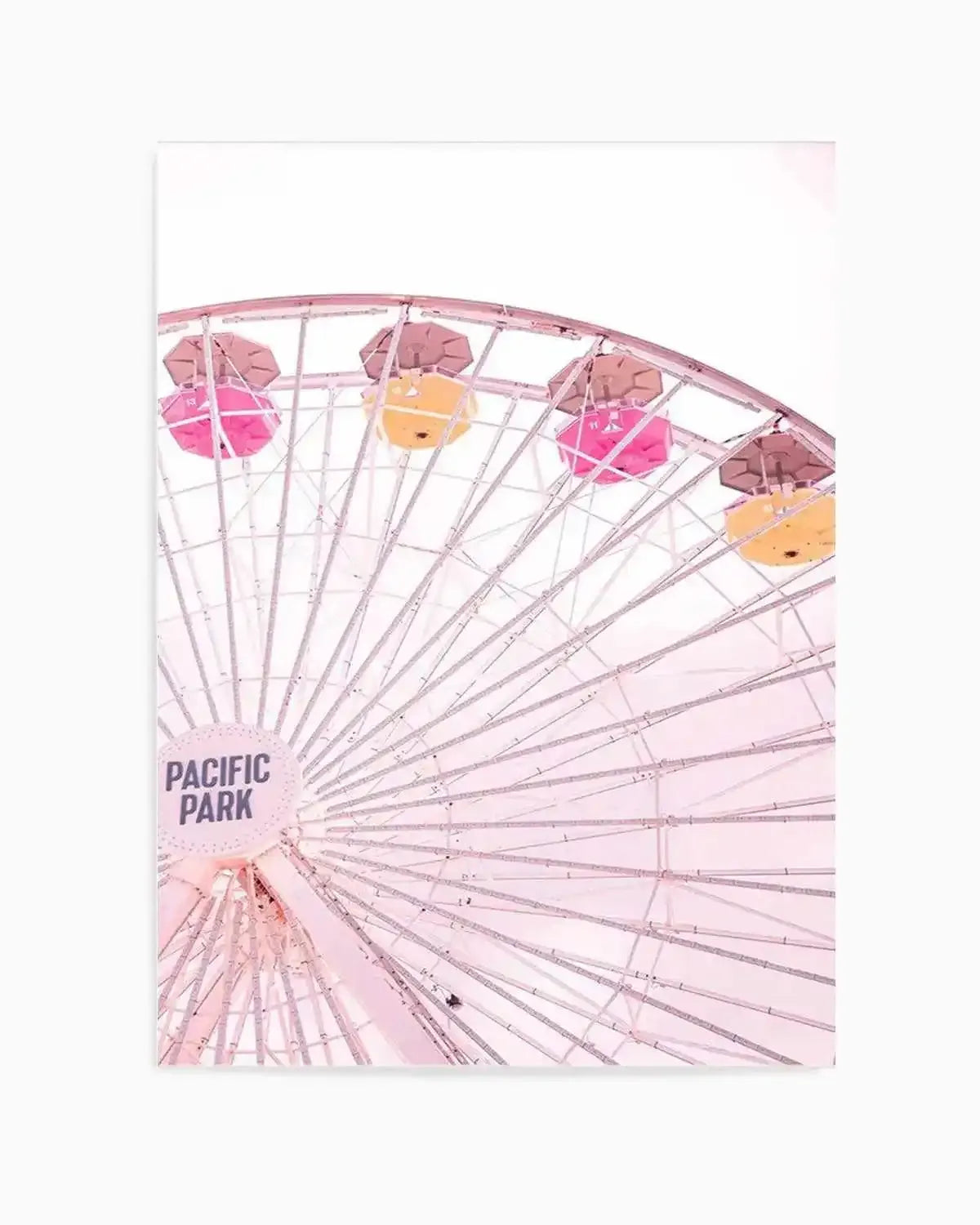Santa Monica Fun | PT Art Print from Olive et Oriel where you can shop wallpaper and artworks online