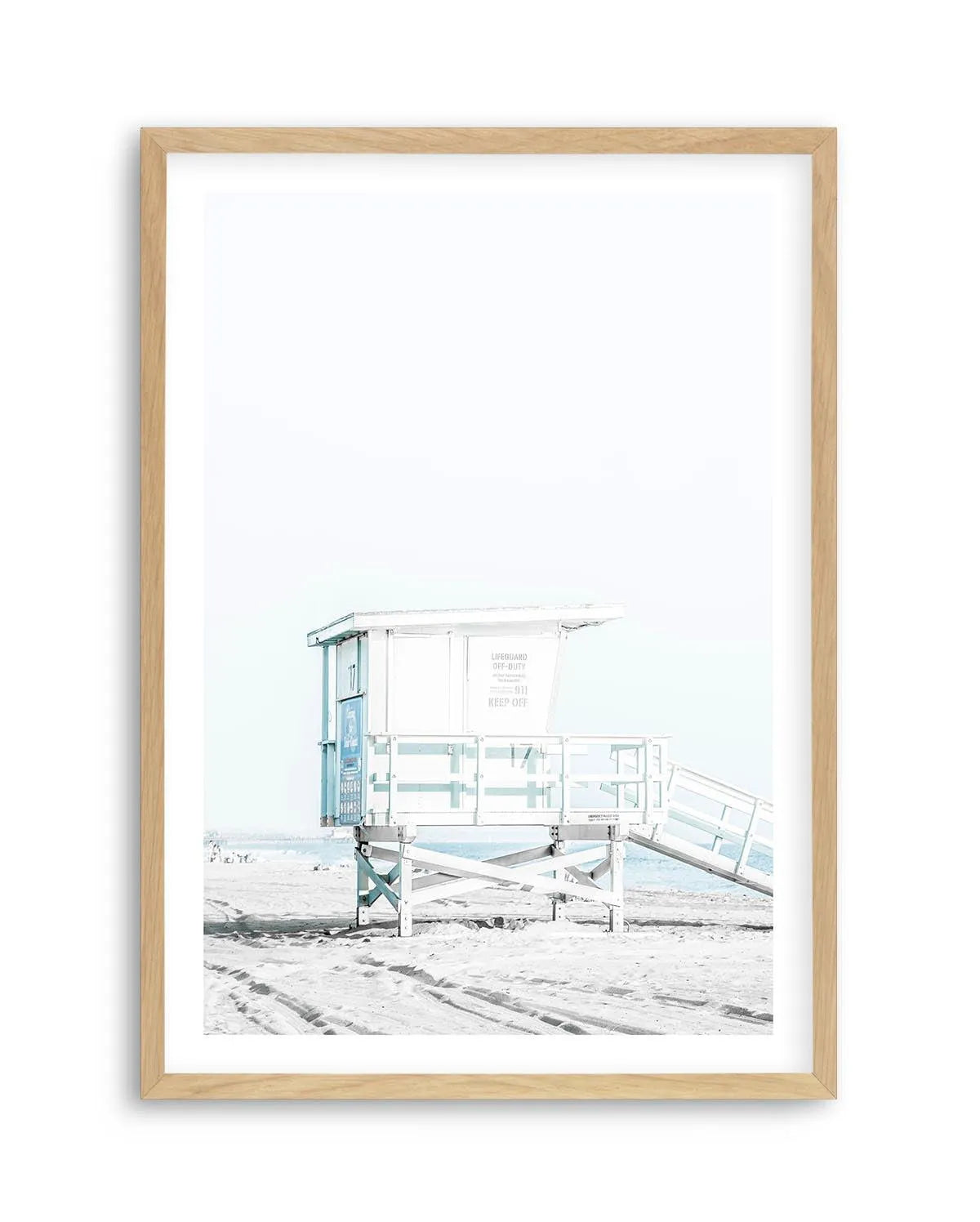 Santa Monica II Art Print | PT-PRINT-Olive et Oriel-Olive et Oriel-A5 | 5.8" x 8.3" | 14.8 x 21cm-Oak-With White Border-Buy-Australian-Art-Prints-Online-with-Olive-et-Oriel-Your-Artwork-Specialists-Austrailia-Decorate-With-Coastal-Photo-Wall-Art-Prints-From-Our-Beach-House-Artwork-Collection-Fine-Poster-and-Framed-Artwork