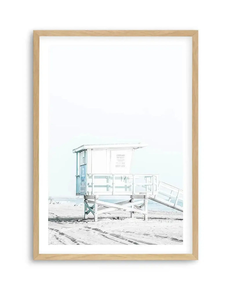 Santa Monica II Art Print | PT-PRINT-Olive et Oriel-Olive et Oriel-A5 | 5.8" x 8.3" | 14.8 x 21cm-Oak-With White Border-Buy-Australian-Art-Prints-Online-with-Olive-et-Oriel-Your-Artwork-Specialists-Austrailia-Decorate-With-Coastal-Photo-Wall-Art-Prints-From-Our-Beach-House-Artwork-Collection-Fine-Poster-and-Framed-Artwork